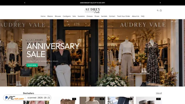 audrey-vale.com Screenshot