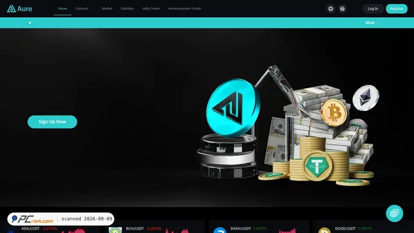 Captura de ecrã de aurexf.com