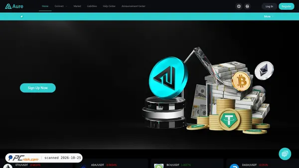 Captura de aurexf.com