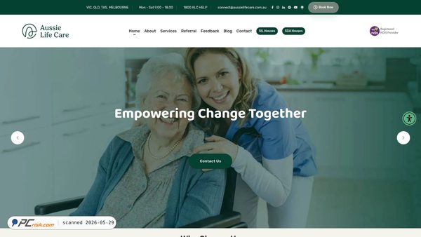 aussielifecare.com.au screenshot