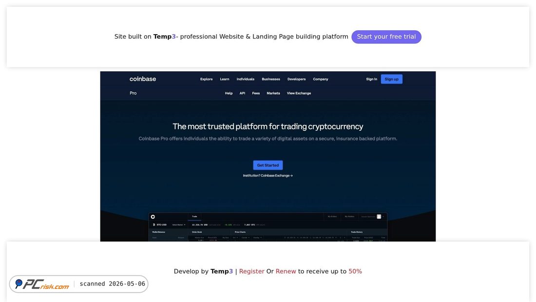 Screenshot di authd-procoinbse-en-sso.tem3.io
