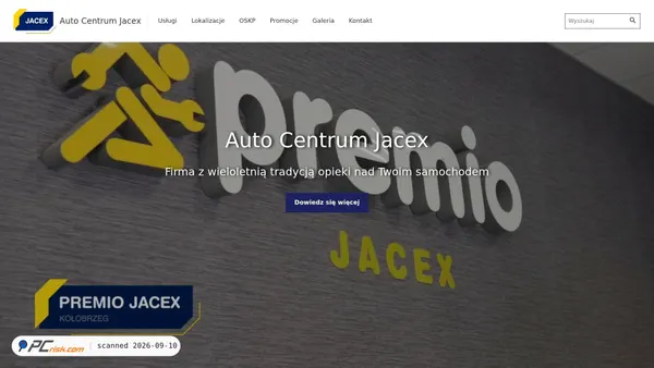 autocentrumjacex.pl Screenshot