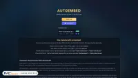 Screenshot di autoembed.net