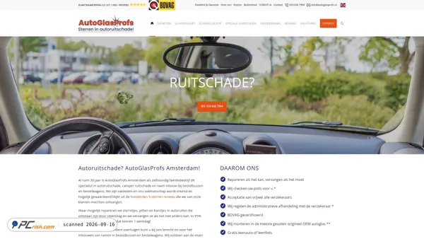 autoglasprofs.nl screenshot
