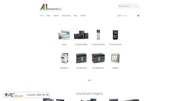 Zrzut ekranu automazioniitalia.com