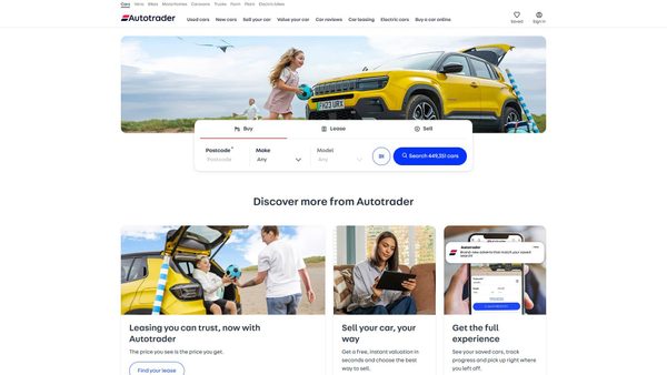 autotrader.co.uk screenshot