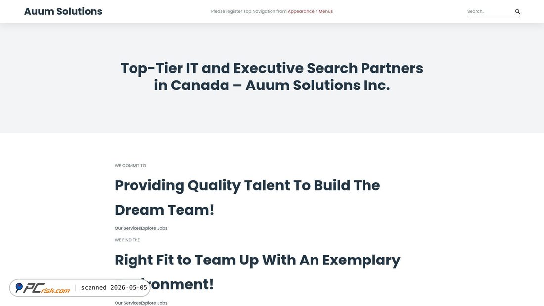 Screenshot of auumsolutions.ca