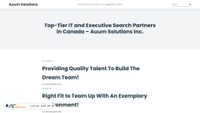auumsolutions.ca screenshot