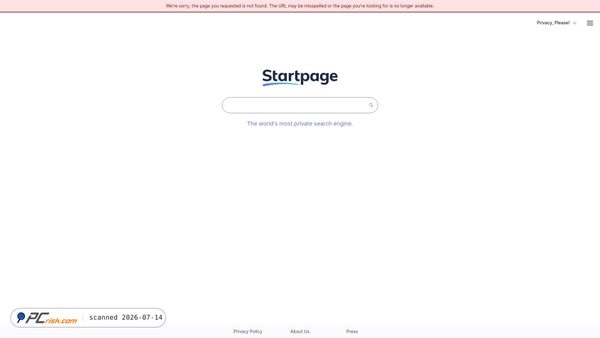 av.startpage.com screenshot