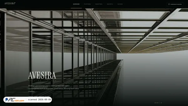 avesira.com Screenshot