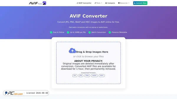 aviftools.net screenshot