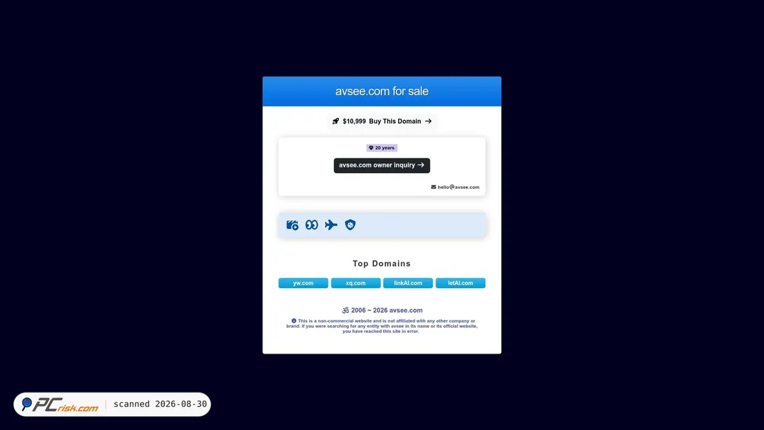 Screenshot of avsee.com