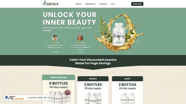 axavive.com screenshot