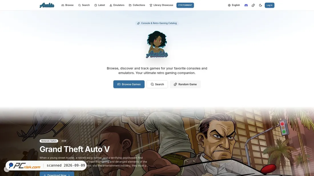 Screenshot di axekin.com