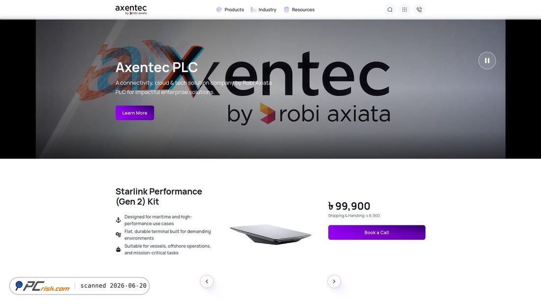 Screenshot of axentec.com.bd