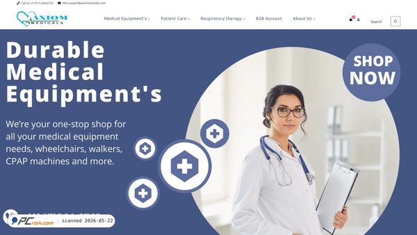 axiommedicals.com screenshot