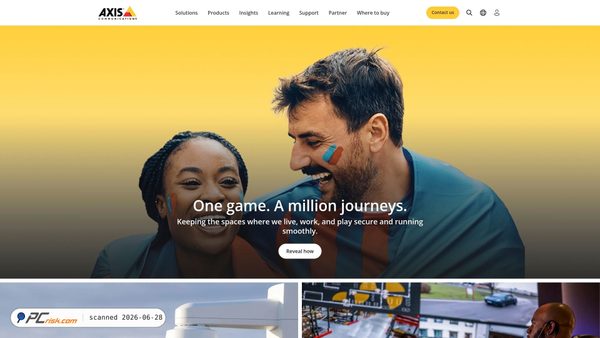 axis.com screenshot