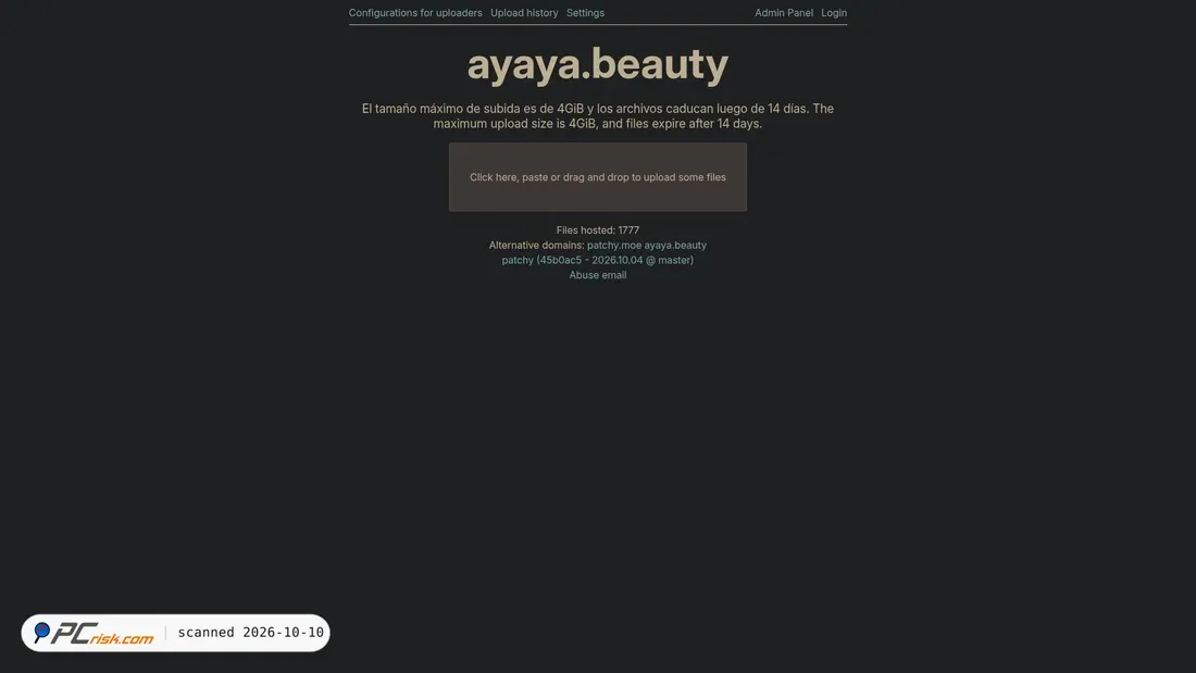 Captura de ecrã de ayaya.beauty