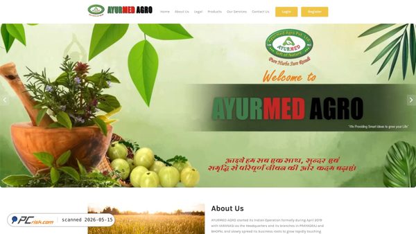 ayurmedagro.com screenshot