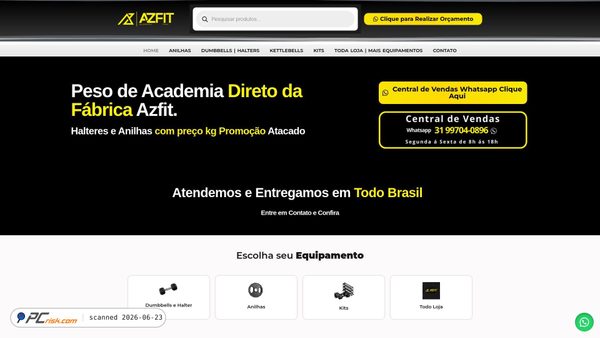 azfit.com.br screenshot