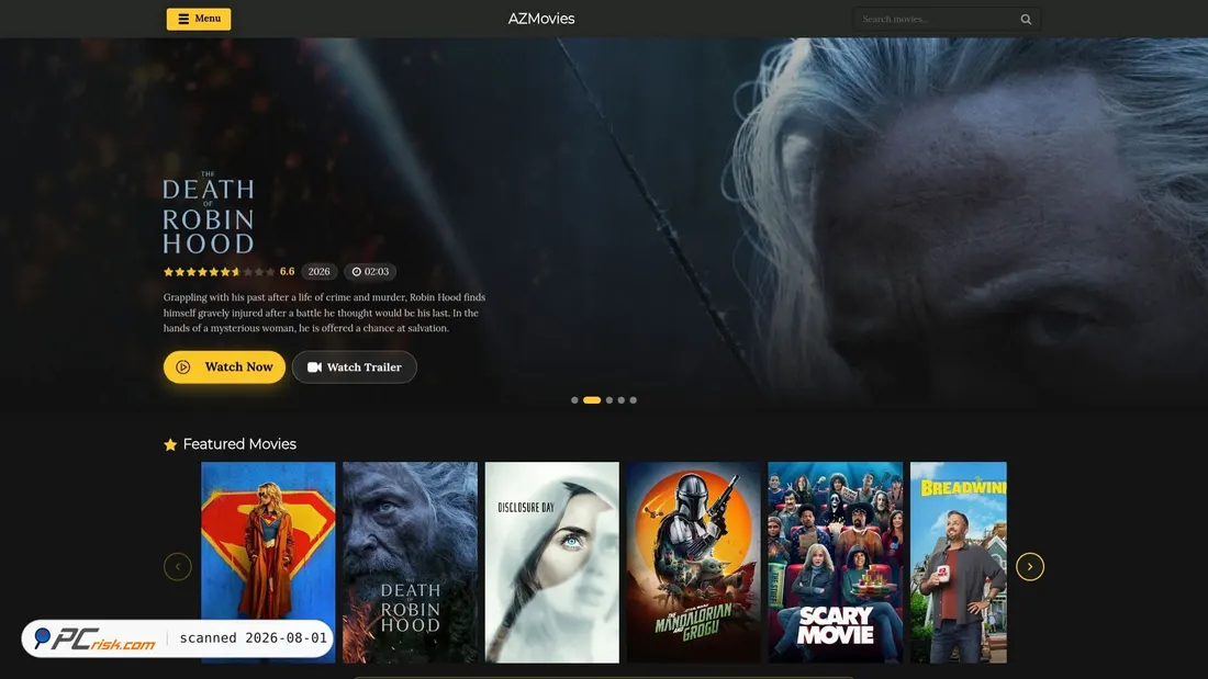 Screenshot of azmovies.to