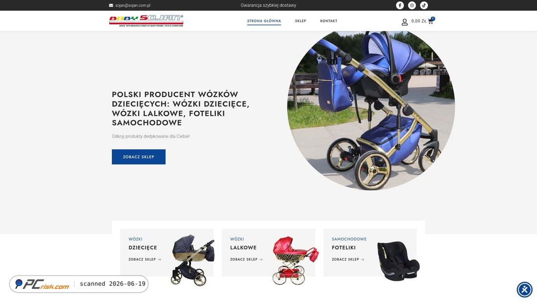 Screenshot of babysojan.com