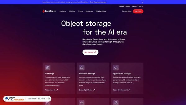 backblaze.com screenshot