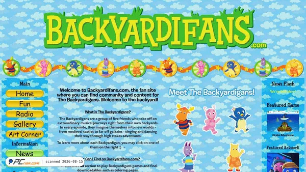 backyardifans.com screenshot