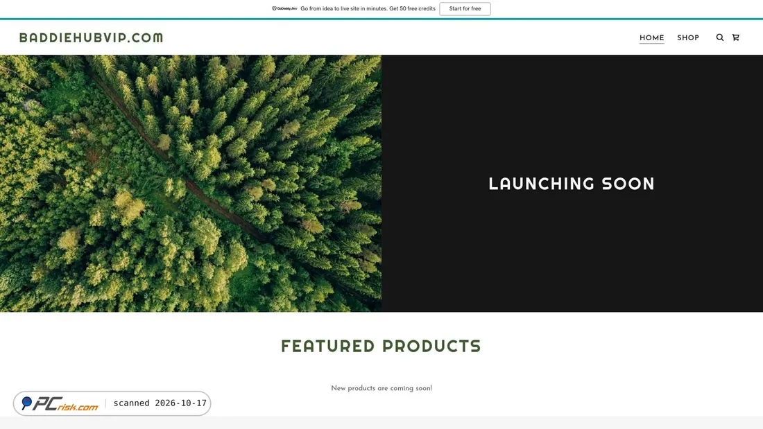 Screenshot of baddiehubvip.com