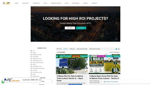 bahriatownconsultant.com screenshot