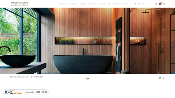baldusistemos.lt screenshot
