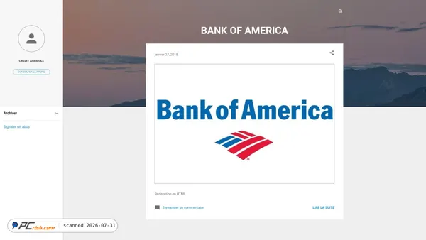 bankofamerica-security.blogspot.com screenshot