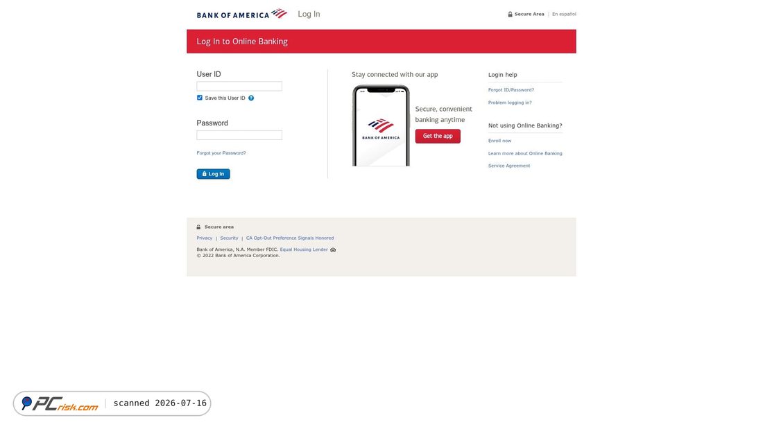 Screenshot of bankofamerica.329841.com