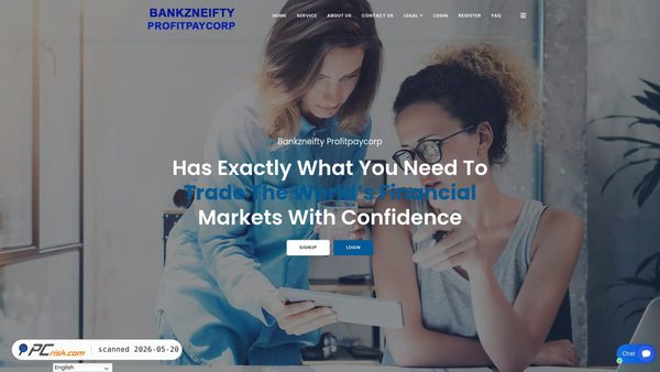 bankzneiftyprofitpaycorp.com screenshot