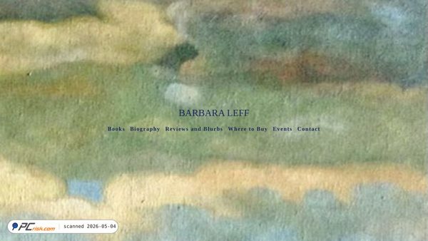 barbaraleffpoet.com screenshot