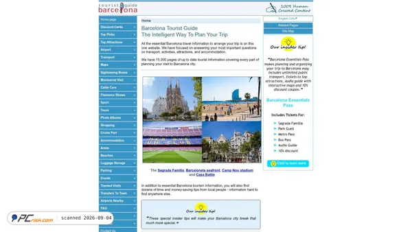 barcelona-tourist-guide.com Screenshot