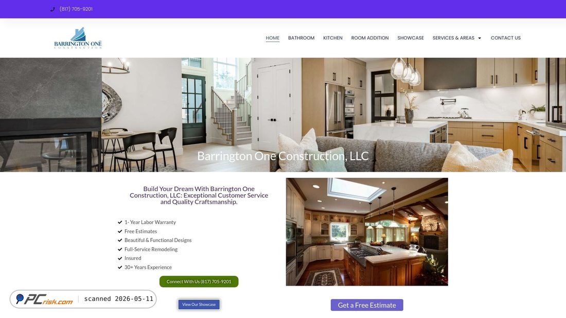 Screenshot von barringtononeremodeling.com