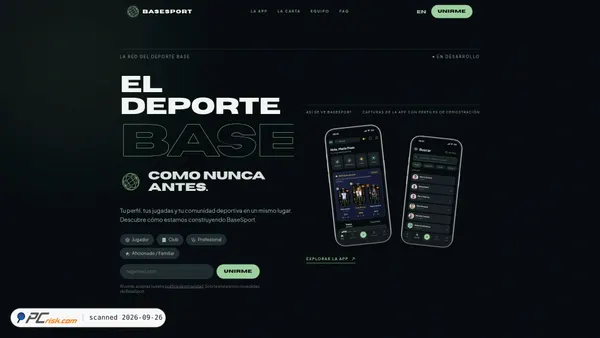 Zrzut ekranu basesport.page