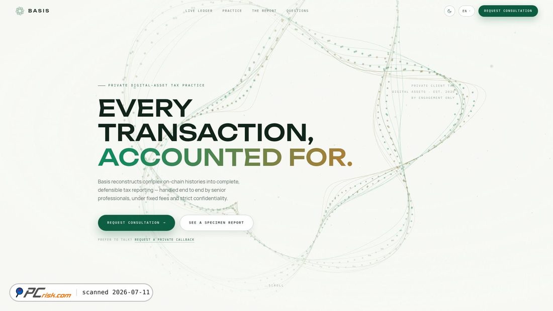 Screenshot of basisum.com