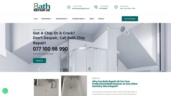 bathrepairuk.com screenshot