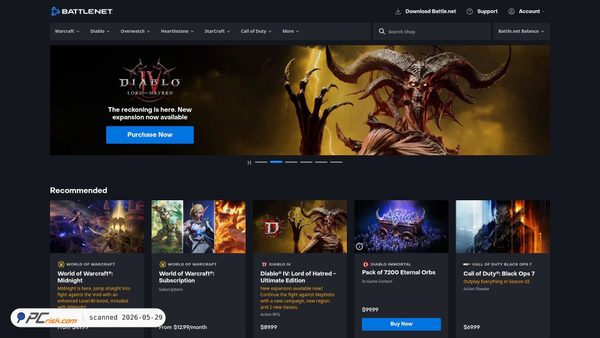 battle.net screenshot
