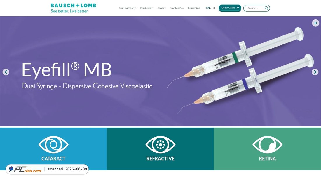 Screenshot di bauschsurg1dev.wpenginepowered.com