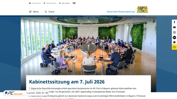 bayern.de screenshot