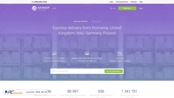 bayshop.com screenshot