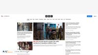 Screenshot van bbc.com