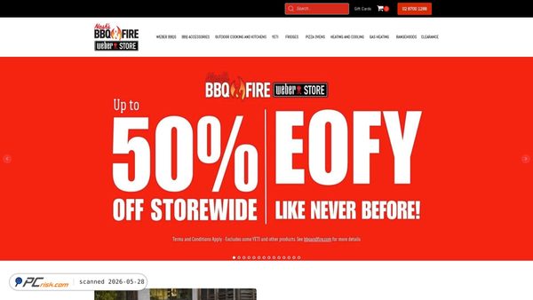 bbqandfire.com screenshot