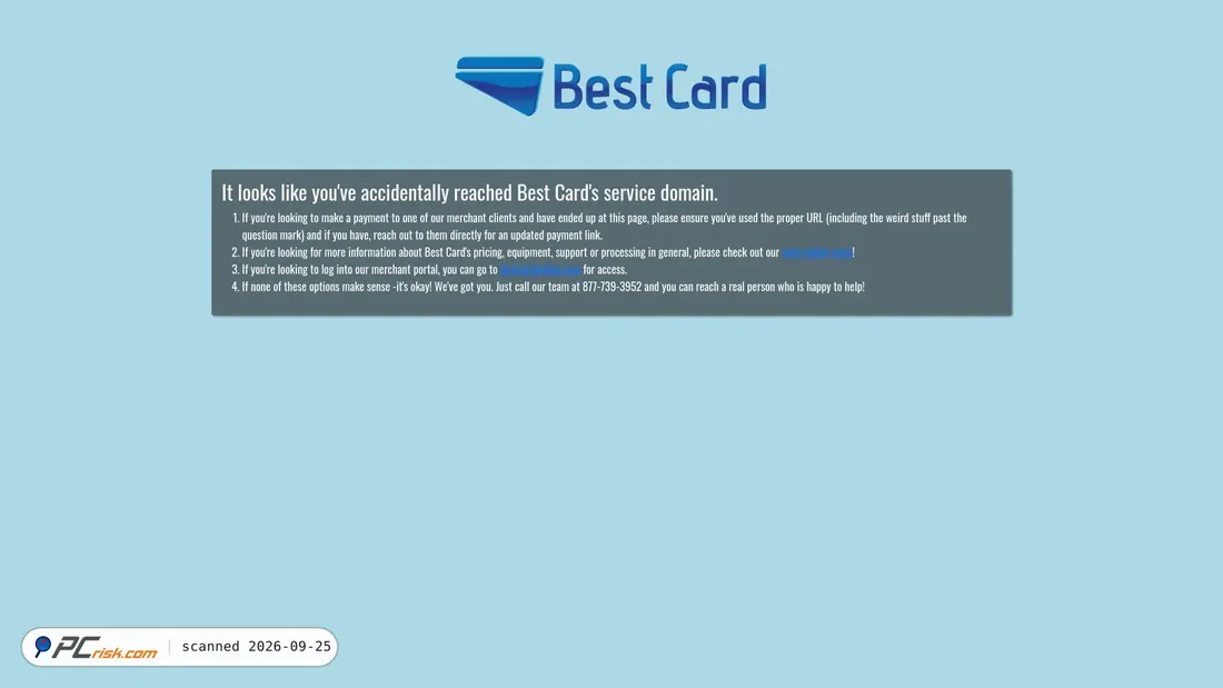 Captura de ecrã de bcpay.online