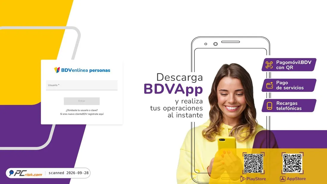 Screenshot von bdvenlinea.banvenez.com