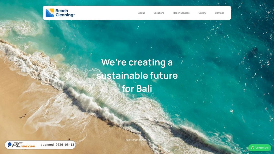 Screenshot von beachcleaning.co