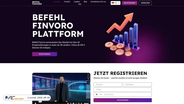 Zrzut ekranu befehl-finvoro.com